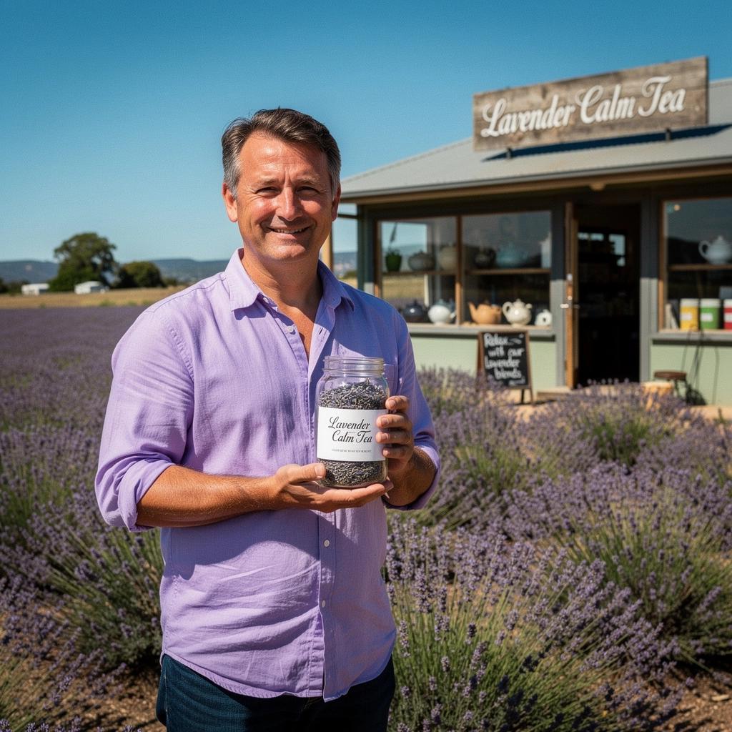 Illatos levendulás tea, amely csillapítja a stresszt és a feszültséget.